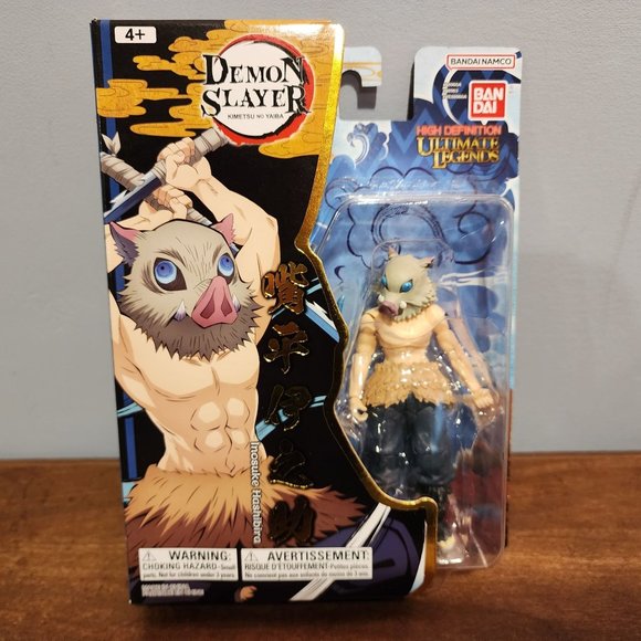 Demon Slayer Ultimate Legends Figure Bandai Tanjiro Inosuke Zenistu In Hand - Picture 4 of 8
